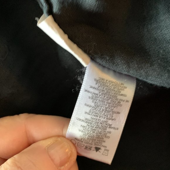 Jones New York Linen short sleeve black shirt, L - Picture 6 of 6